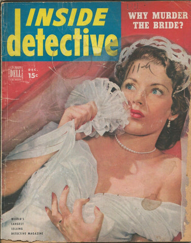 ORIGINAL Vintage Dec 1949 Inside Detective Magazine GGA