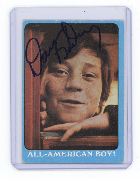 Danny Bonaduce Signed Autographed 1971 Topps Partridge Family Card #25A