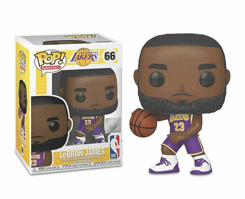 NEW SEALED Funko Pop Figure Lebron James Lakers Purple Jersey 66