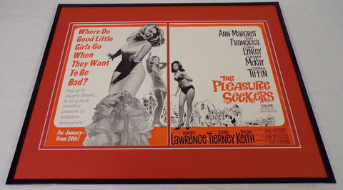 1964 The Pleasure Seekers 16x20 ORIGINAL Framed Industry Ad Ann Margret