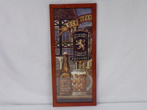 Eisenor Einbeck German Beer Framed 9x21" Poster Art Bar Restaurant