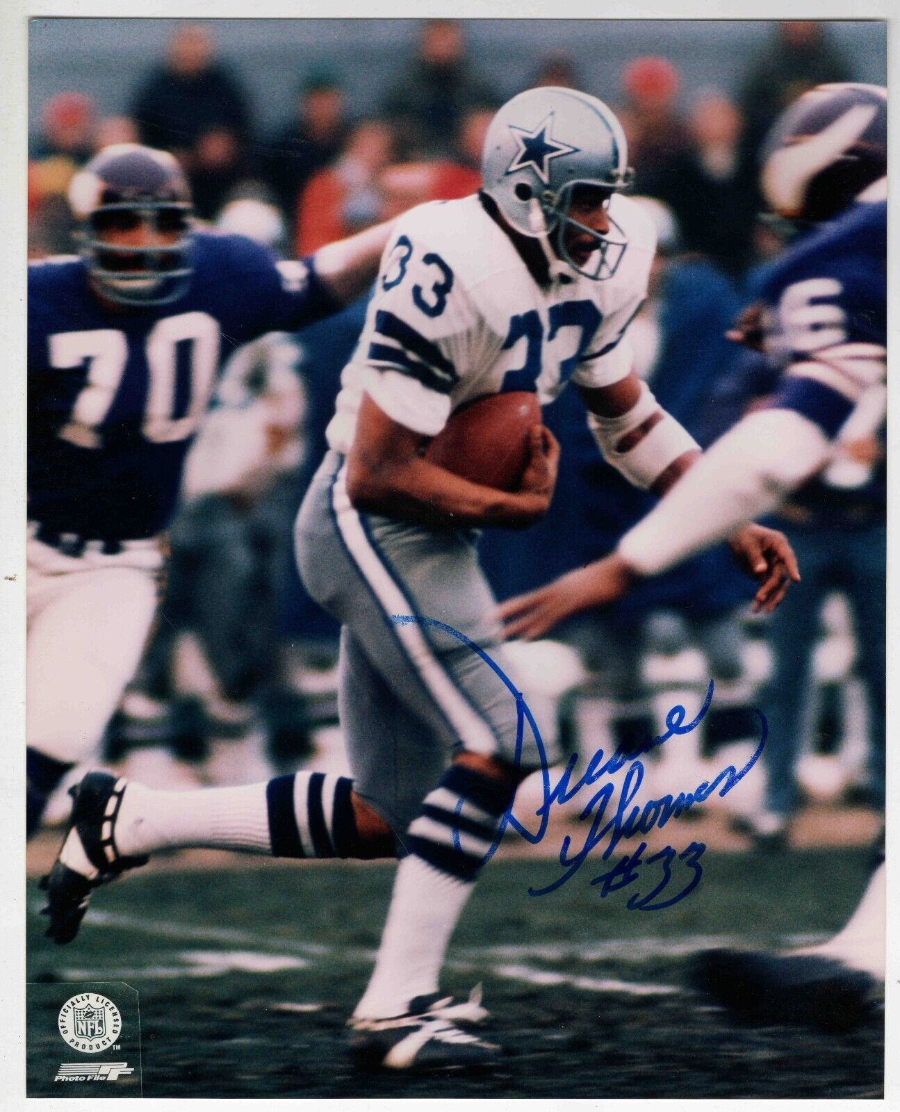 Duane Thomas Signed 8x10 Photo Cowboys