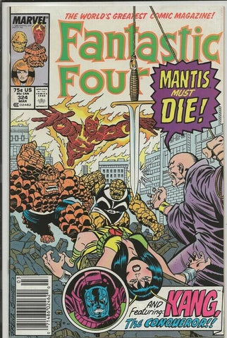 Fantastic Four #324 ORIGINAL Vintage 1989 Marvel Comics Kang Conqueror