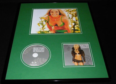 Britney Spears Framed 16x20 Greatest Hits CD & Photo Display