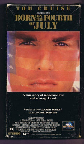 Born On The Fourth Of July (1989) VINTAGE VHS Cassette 