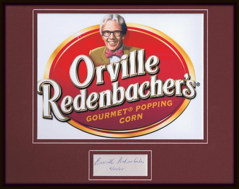 Orville Redenbacher Popcorn King Signed Framed 11x14 Photo Display