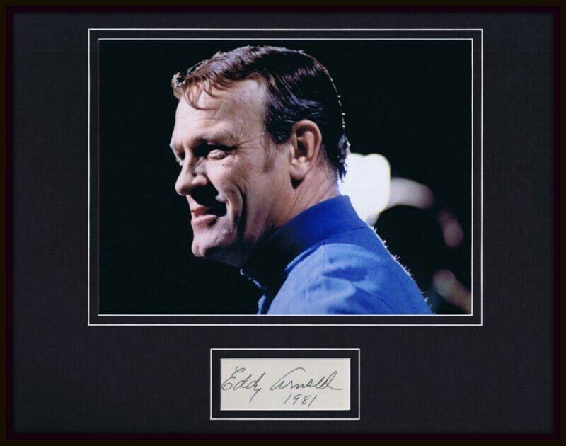 Eddy Arnold Signed Framed 11x14 Photo Display JSA