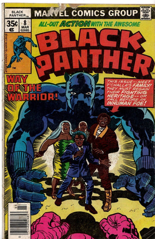 Black Panther #8 VINTAGE 1978 Marvel Comics 1st Khanata Origin Black Panther