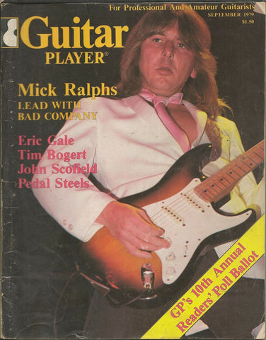 Guitar Player Magazine ORIGINAL Vintage Sep 1979 Mick Ralphs