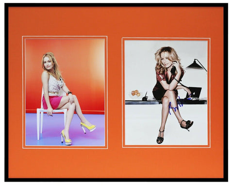 Becki Newton Signed Framed 16x20 Heels Photo Set Ugly Betty