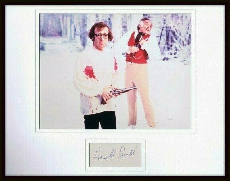 Harold Gould Signed Framed 11x14 Photo Poster Display Woody Allen Love & Death