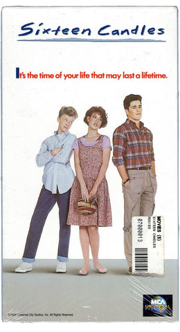 Sixteen Candles VINTAGE SEALED VHS Cassette Molly Ringwald Anthony Michael Hall