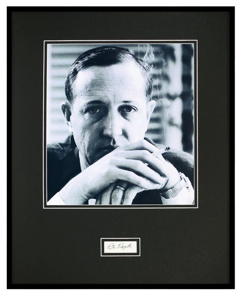 Pete Rozelle Signed Framed 16x20 Photo Poster Display JSA NFL Commissioner