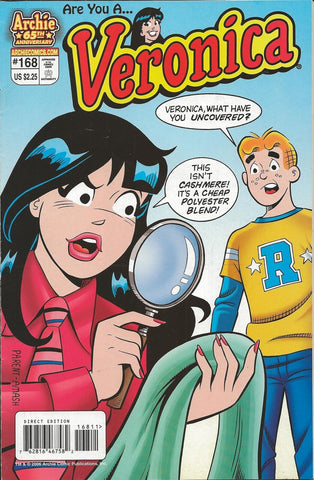 Veronica #168 ORIGINAL Vintage 2006 Archie Comics GGA