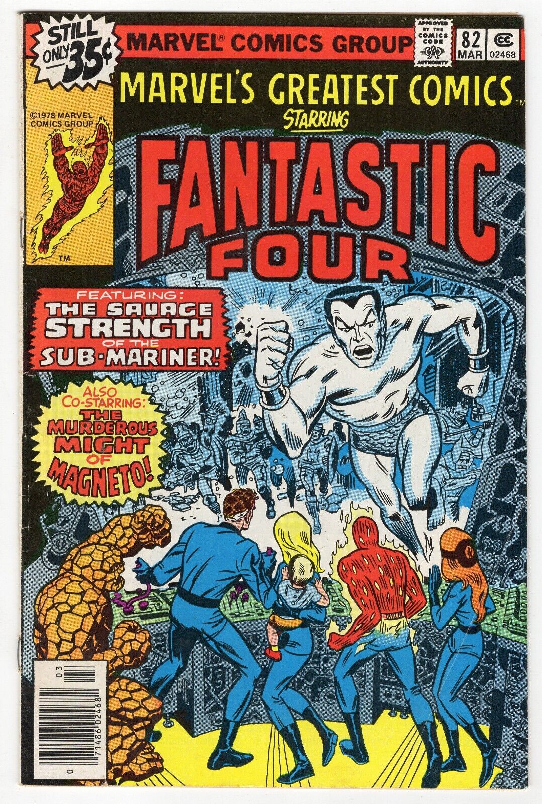 Marvel's Greatest Comics #82  VINTAGE 1979 Reprints Fantastic Four #102