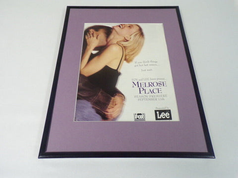 Melrose Place / Lee Jeans 1995 Fox 11x14 Framed ORIGINAL Advertisement 