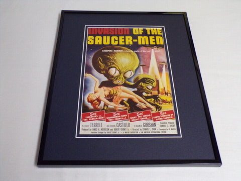 Invasion of the Saucer Men Framed 11x14 Poster Display Frank Gorshin