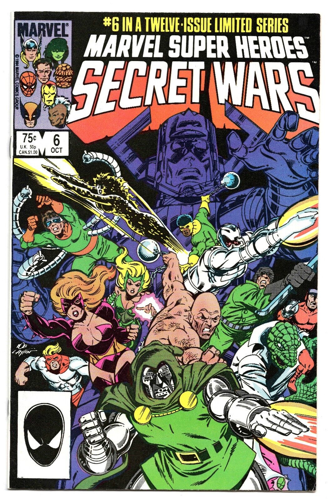 Marvel Super Heroes Secret Wars #6 VINTAGE 1984 1st Julia Carpenter Cameo