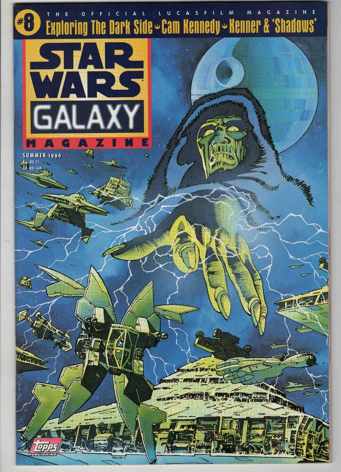 Topps Star Wars Galaxy Magazine #8 VINTAGE 1996