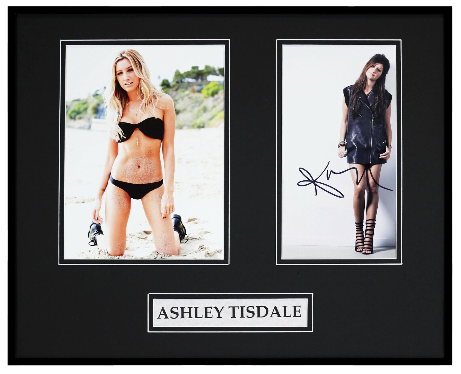 Ashley Tisdale Signed Framed 16x20 Photo Set JSA High School Musical