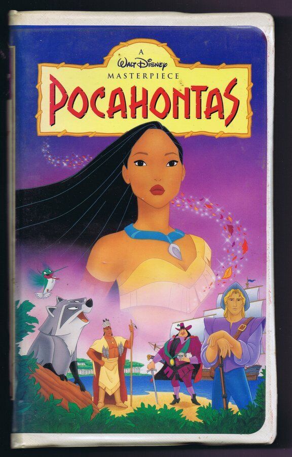 Pocahontas VHS Clamshell Edition DIsney Masterpiecce