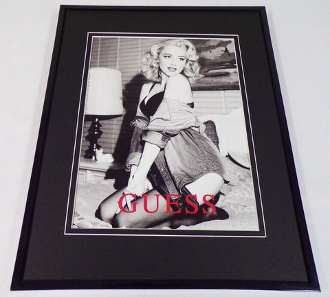 Amber Heard 2011 Guess Framed 11x14 ORIGINAL Vintage Advertisement