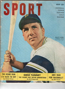 May 1950 Sport Magazine Ralph Kiner Gene Tunney Bill Veeck