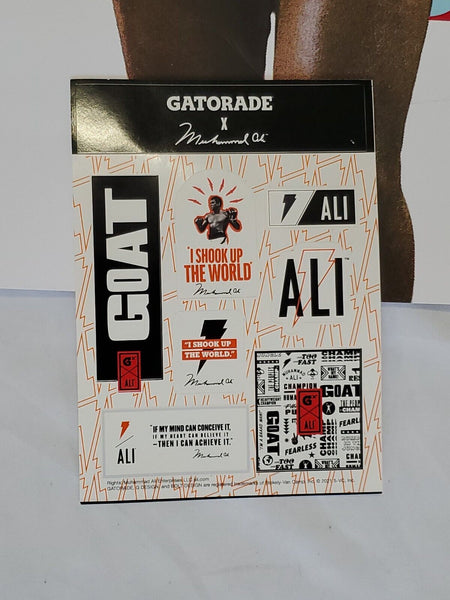 2021 Gatorade Muhammad Ali GOAT Facsimile Signed Poster + Sticker Set LE 431