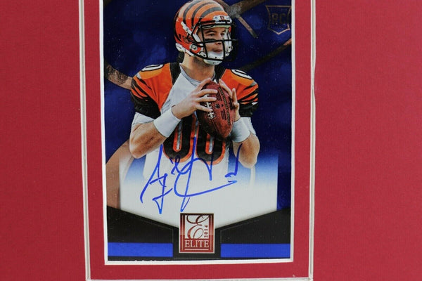 AJ McCarron Signed Framed 16x20 Rookie Card & Photo Display PANINI Alabama