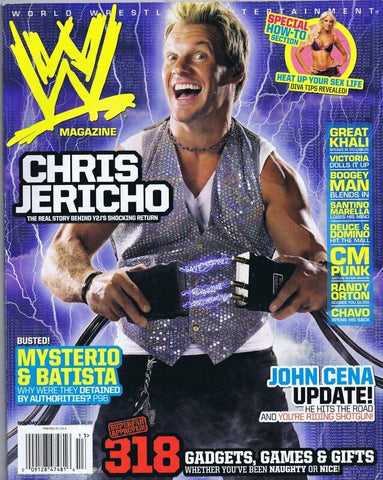 ORIGINAL Vintage Holiday 2007 WWE Magazine Chris Jericho