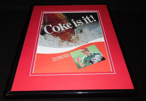 1983 Coca Cola / Golf Framed 11x14 ORIGINAL Vintage Advertisement 