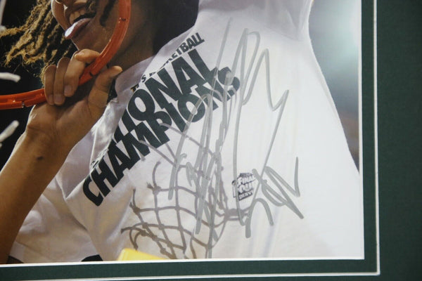 Brittney Griner DUNK Signed Framed 16x20 Photo Set Baylor 