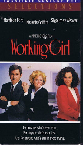 Working Girl VINTAGE VHS Cassette Harrison Ford Sigourney Weaver  