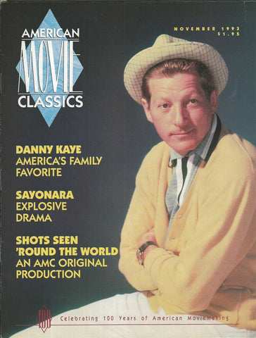 ORIGINAL Vintage Nov 1993 AMC Magazine Danny Kaye