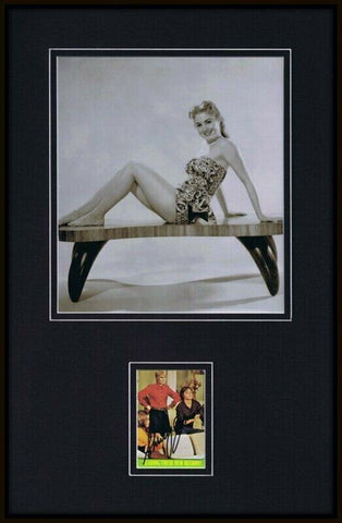 Shirley Jones Signed Framed 11x17 Photo & 1971 Topps Card Display Partridge Fam