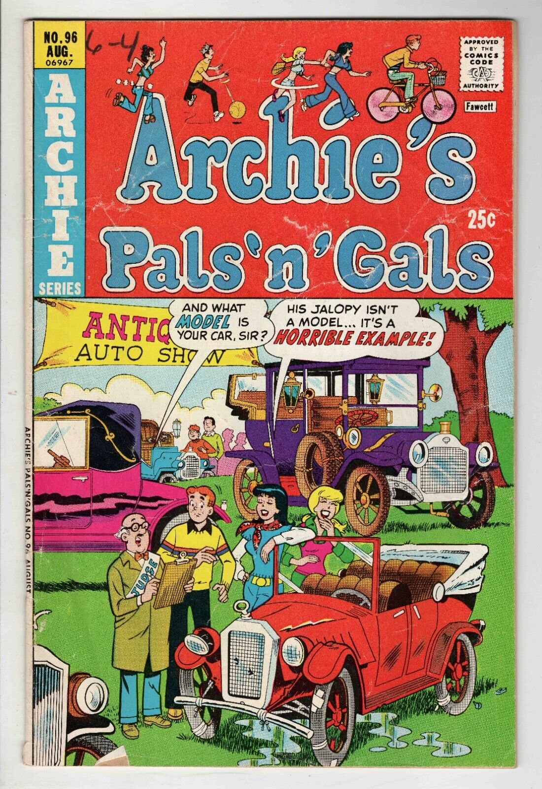 Archie's Pals 'n' Gals #96 VINTAGE 1975 Archie Comics