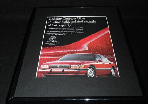 1987 Buick Lesabre Framed 11x14 ORIGINAL Vintage Advertisement