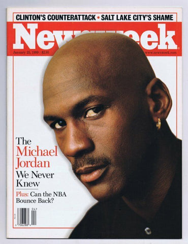 ORIGINAL Vintage January 25 1999 Newsweek Magazine Michael Jordan No Label