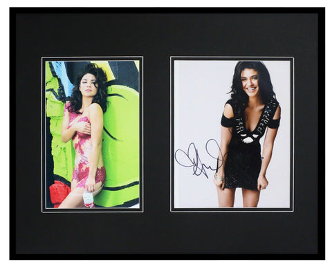 Jessica Szohr Signed Framed 16x20 Body Paint Photo Set AW Gossip Girl