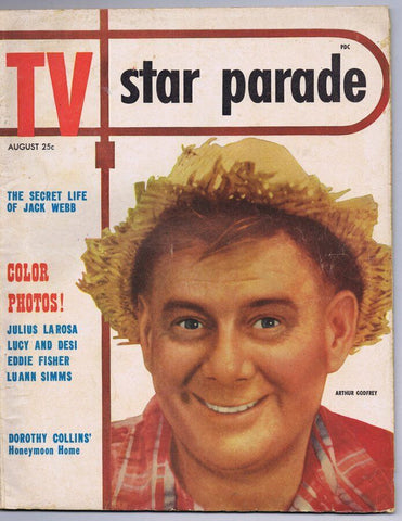 ORIGINAL Vintage August 1953 TV Star Parade Magazine Arthur Godfrey