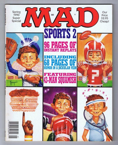 ORIGINAL Vintage 1990 Mad Magazine Spring Special Sports