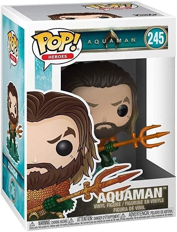 NEW SEALED Funko Pop Figure DC Aquaman Jason Momoa 245