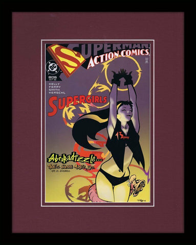 Action Comics #806 Framed 11x14 Repro Cover Display DC Superman Supergirls