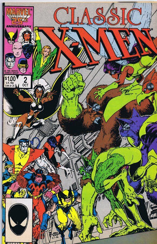 Classic X Men #2 ORIGINAL Vintage 1986 Marvel Comics 