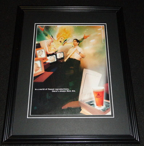 1998 Bass Ale Framed 11x14 ORIGINAL Advertisement B