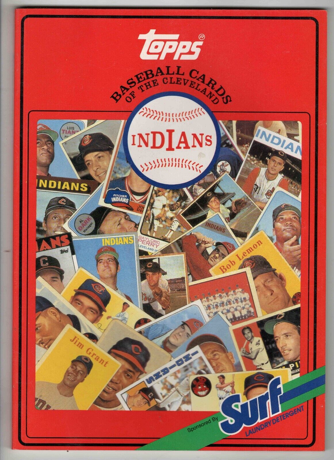 VINTAGE 1987 Surf Laundry Topps Baseball Card Cleveland Indians Book