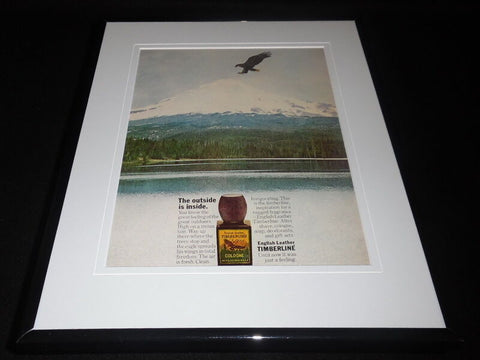 1969 Timberline Cologne 11x14 Framed ORIGINAL Vintage Advertisement