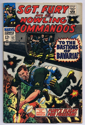 Sgt Fury and His Howling Commandos #53 ORIGINAL Vintage 1968 Marvel Comics