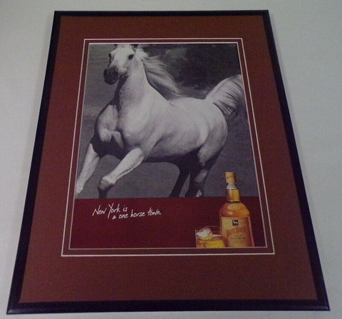 1998 White Horse Whiskey 11x14 Framed ORIGINAL Vintage Advertisement 