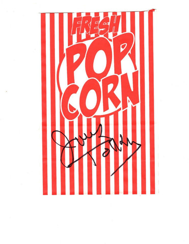 James Tolken Signed 5x7 Popcorn Bag Back to the Future Top Gun